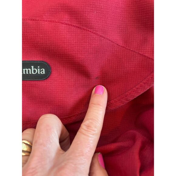 COLUMBIA OUTFITTER MESSENGER DIAPER SHOULDER BAG UNISEX PARENTS RED AND BLACK - Picture 5 of 15